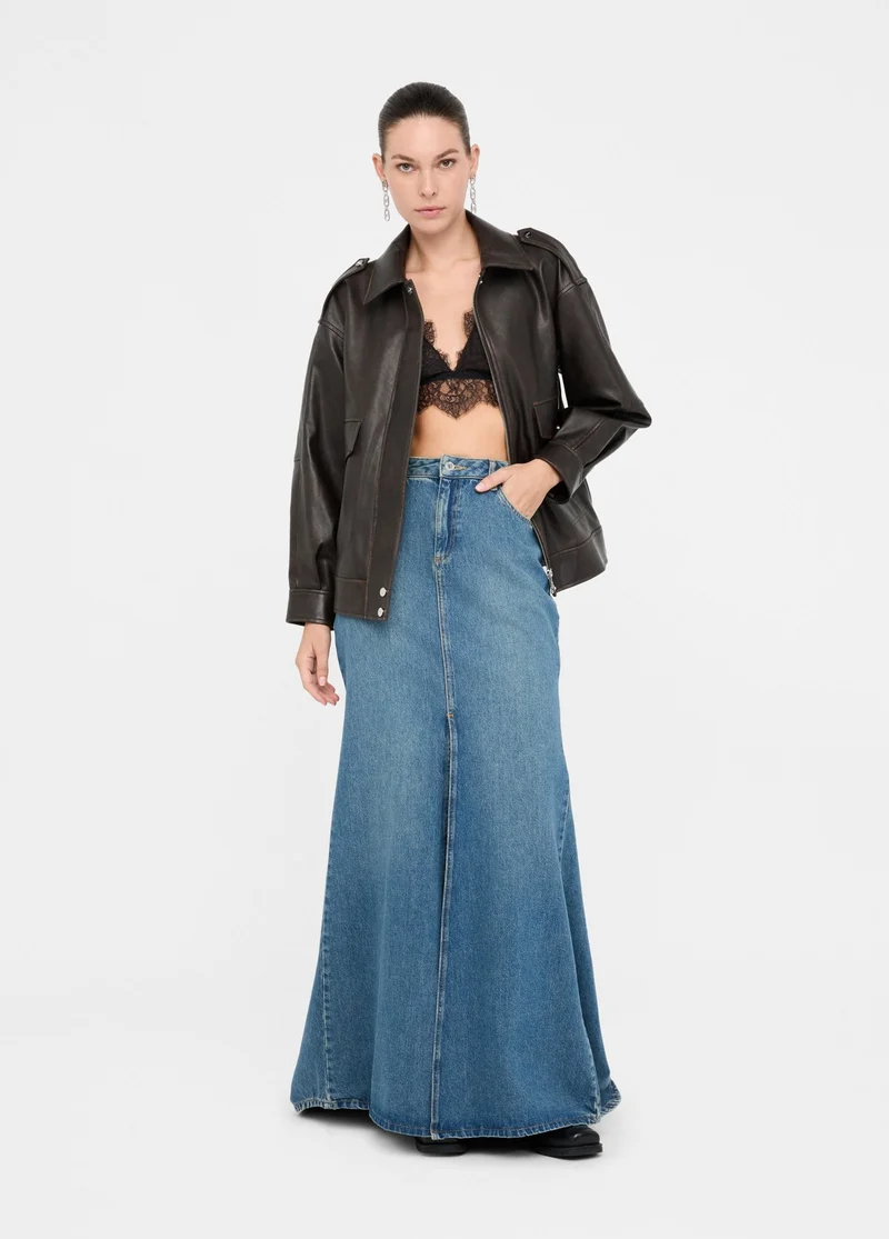 Denim Mermaid Skirt