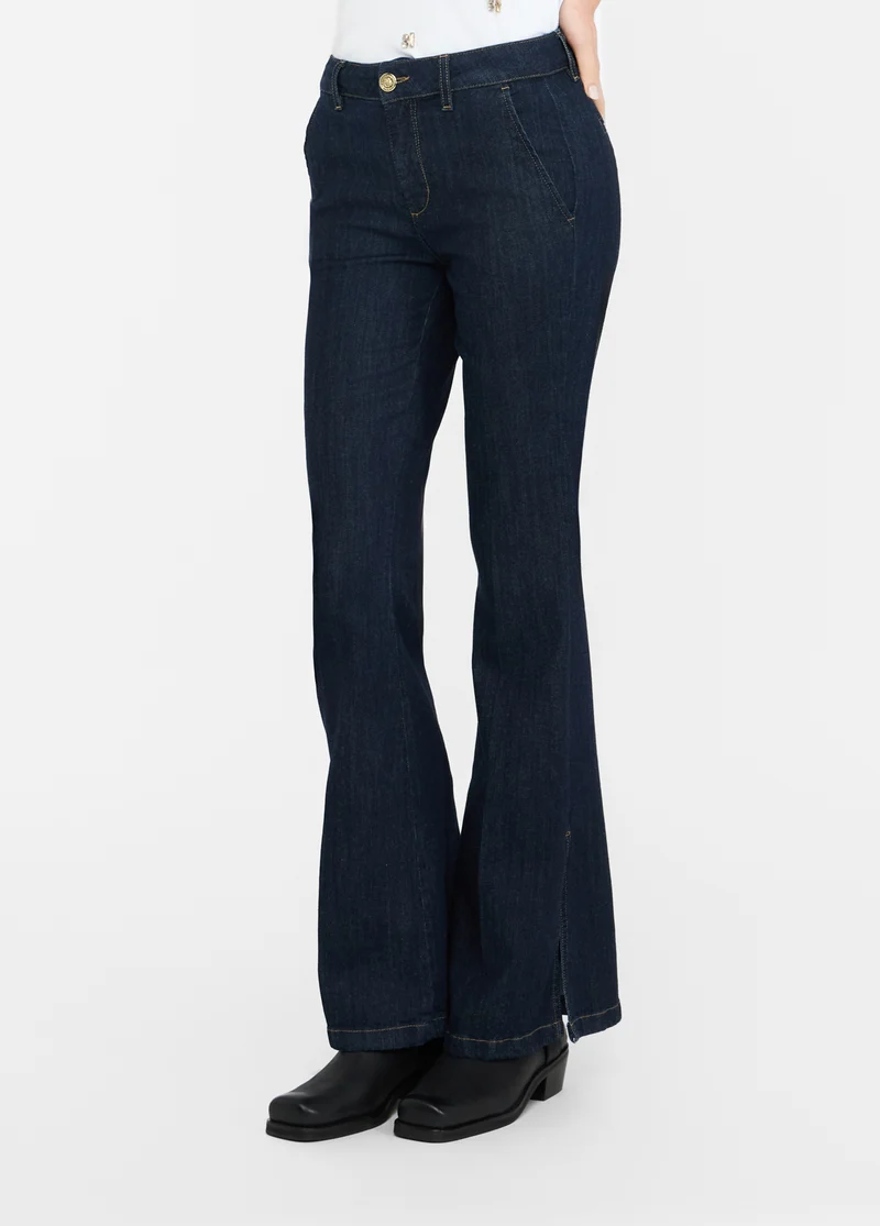 High-Rise Bootcut Jeans