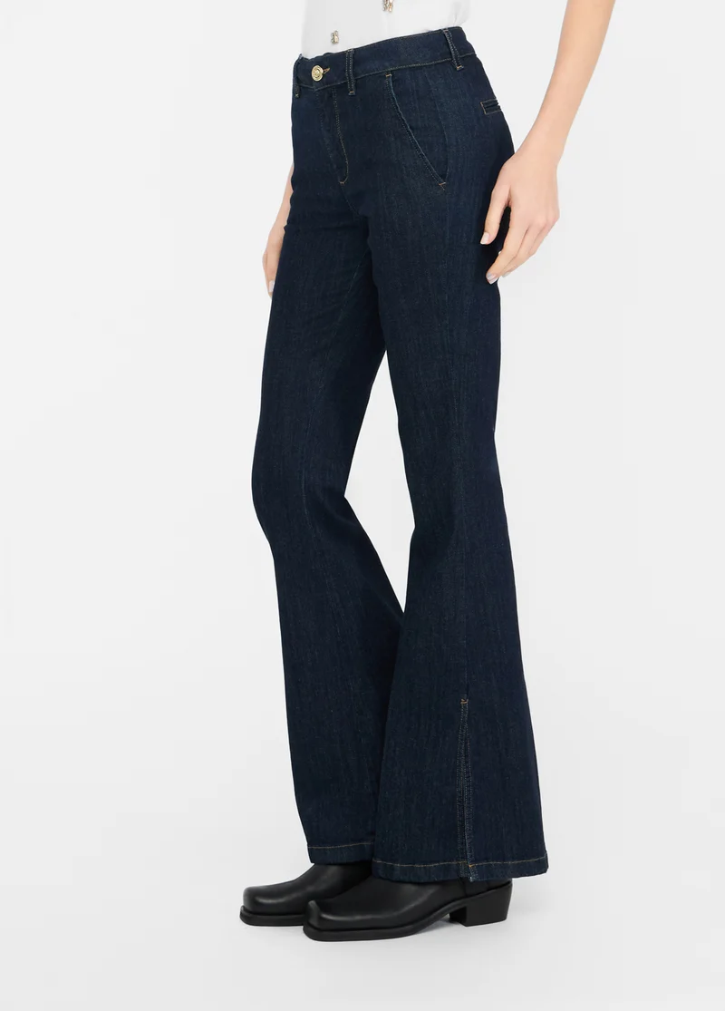 High-Rise Bootcut Jeans