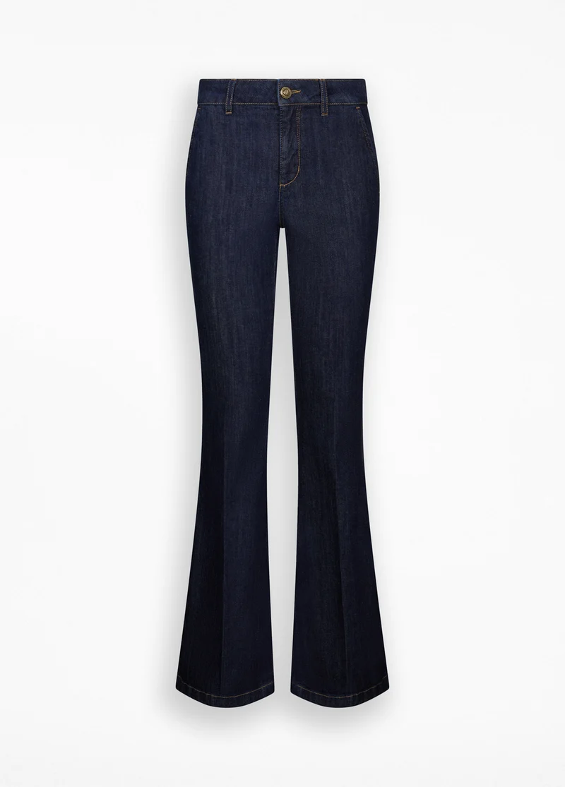High-Rise Bootcut Jeans