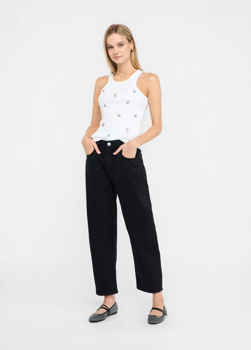 Liu Jo Better jeans with rhinestones