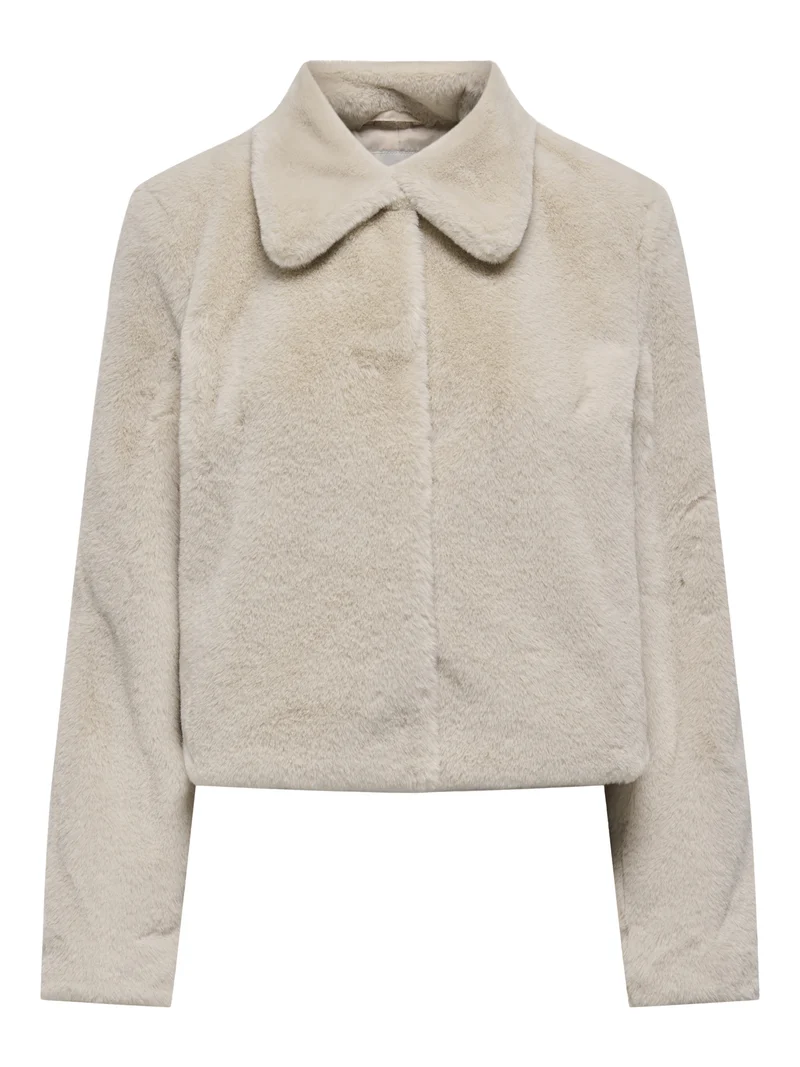 JDYMACY LIFE FAUX FUR JACKET OTW NO, Moonbeam