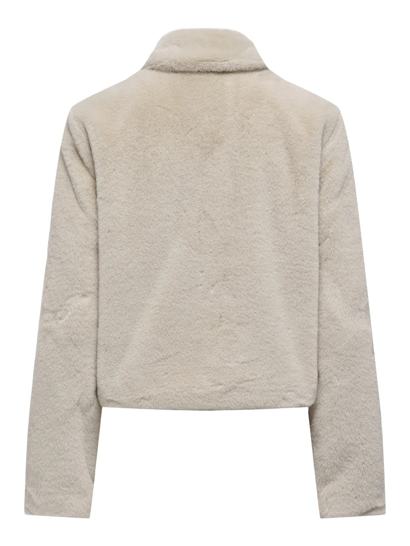 JDYMACY LIFE FAUX FUR JACKET OTW NO, Moonbeam