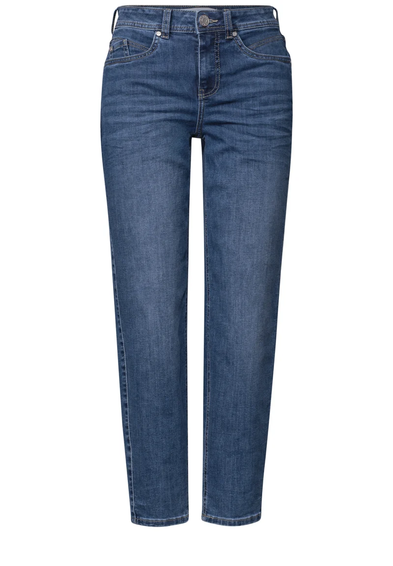 QR Style Karlie Barrel,hw,mid, Medium Blue washed
