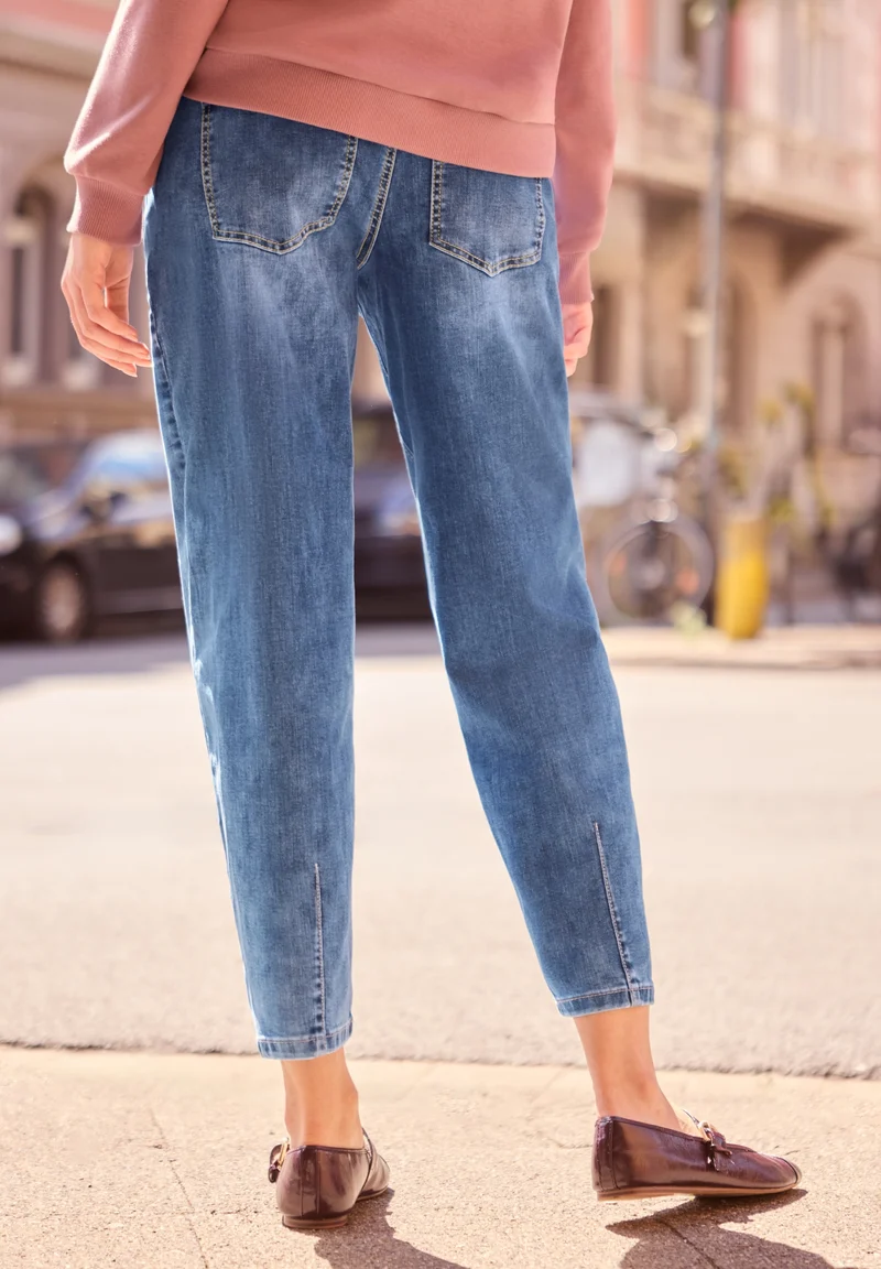 QR Studio Style Cleo Barrel Fi, authentic mid blue washed