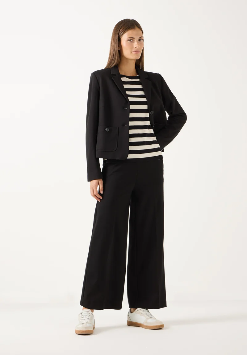 Fashion Jersey Blazer, black