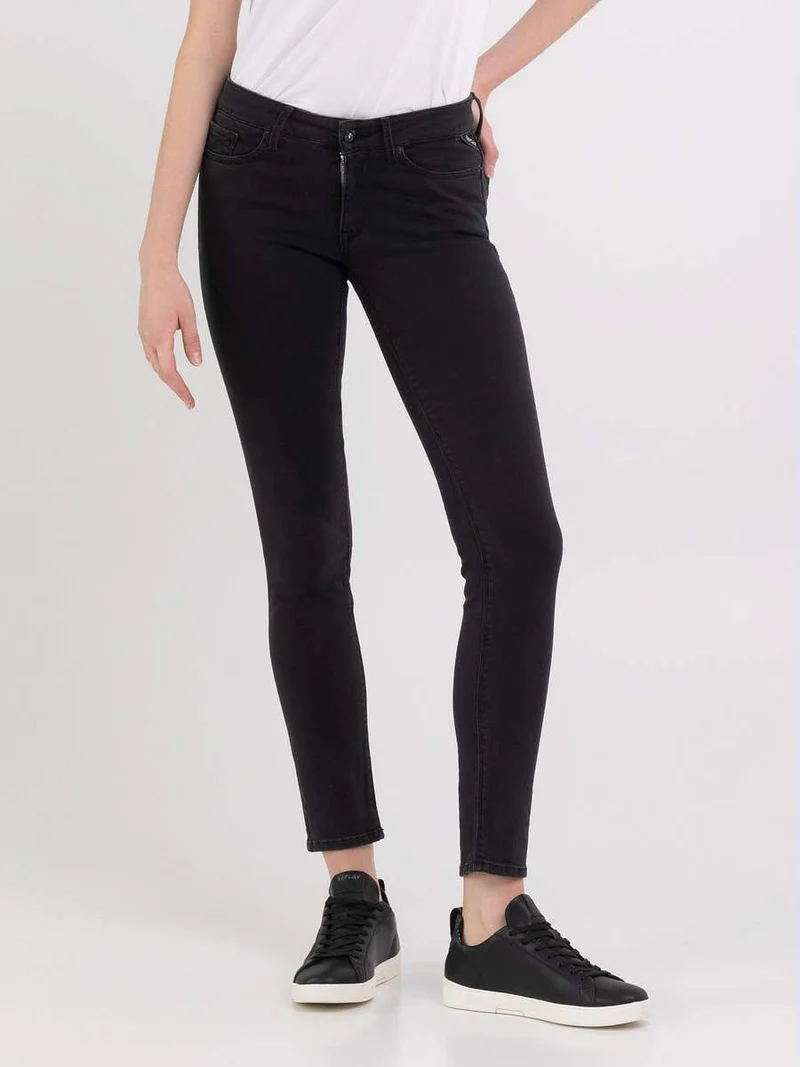 REPLAY DÁMSKÉ SKINNY FIT DŽÍNY STŘIHU NEW LUZ