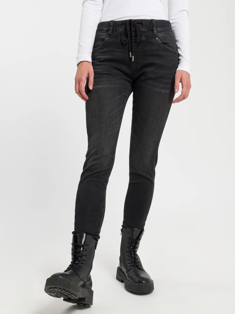 JANELLE | DAMEN SWEAT DENIM JOGG PANTS
