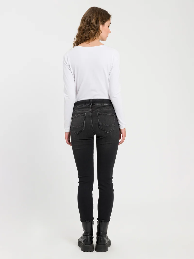 JANELLE | DAMEN SWEAT DENIM JOGG PANTS