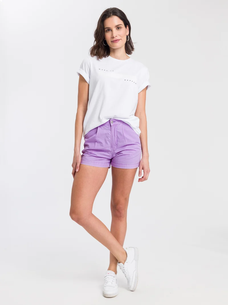 PLEATED CHINO SHORT | DAMEN SHORTS