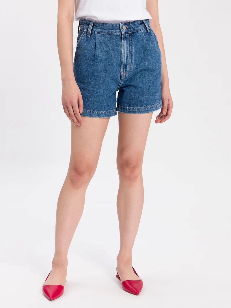 PLEATED CHINO SHORT | DAMEN JEANS SHORTS