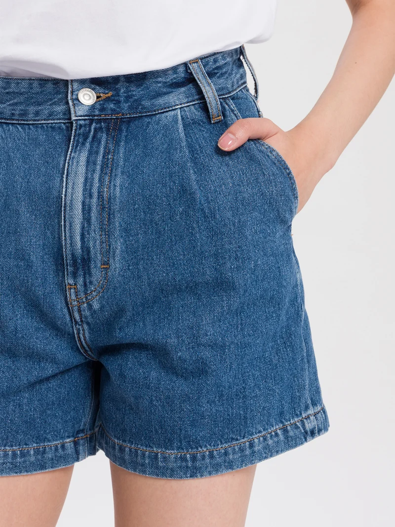 PLEATED CHINO SHORT | DAMEN JEANS SHORTS