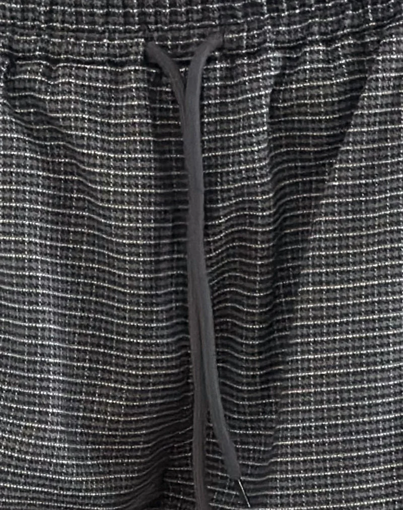 Sasari Oversize-Hose in Karo Navy