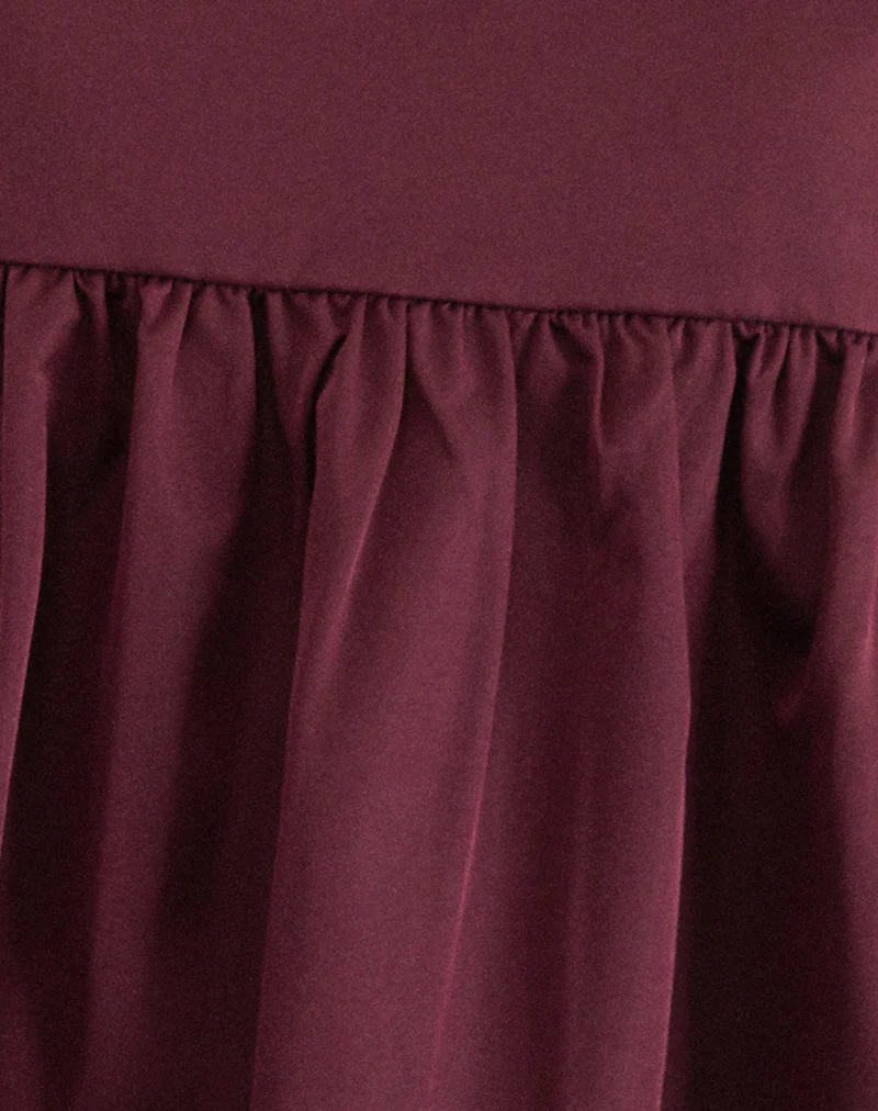 Marona Kleid in Dunkelbeere
