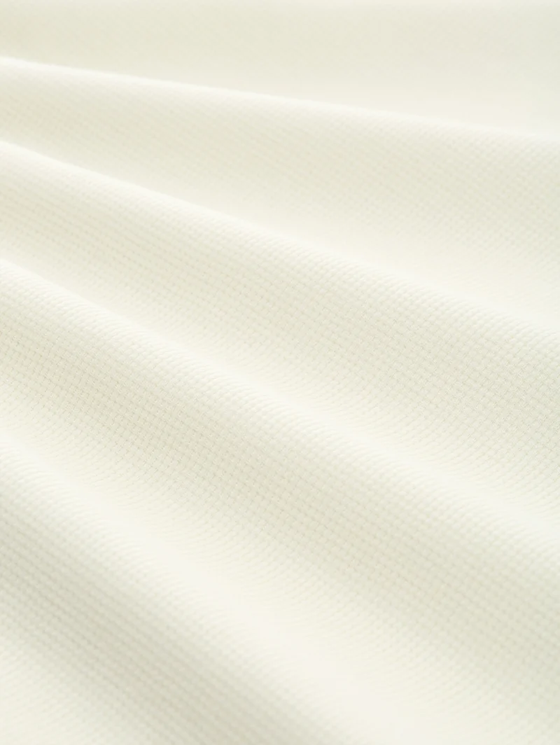 structured t-shirt, Wool White