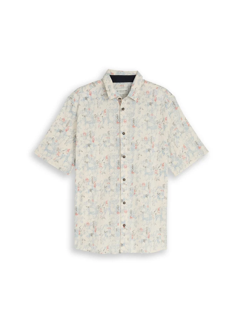 comfort printed shirt, offwhite structure design