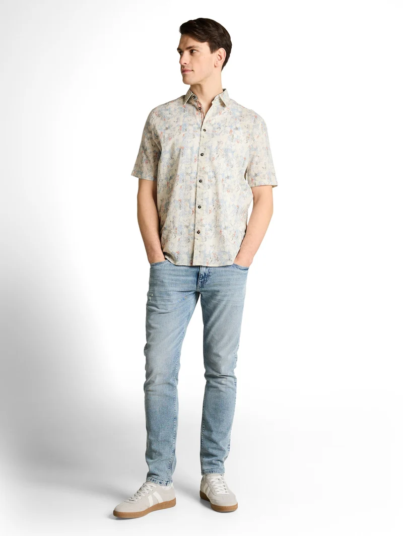 comfort printed shirt, offwhite structure design