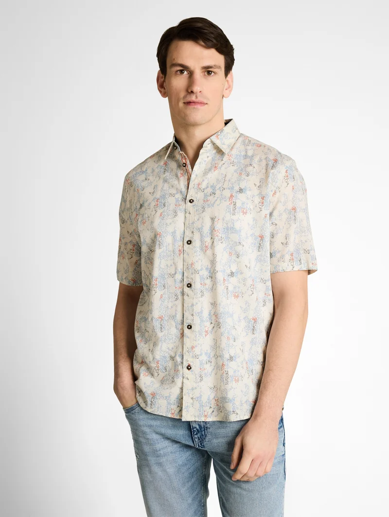 comfort printed shirt, offwhite structure design