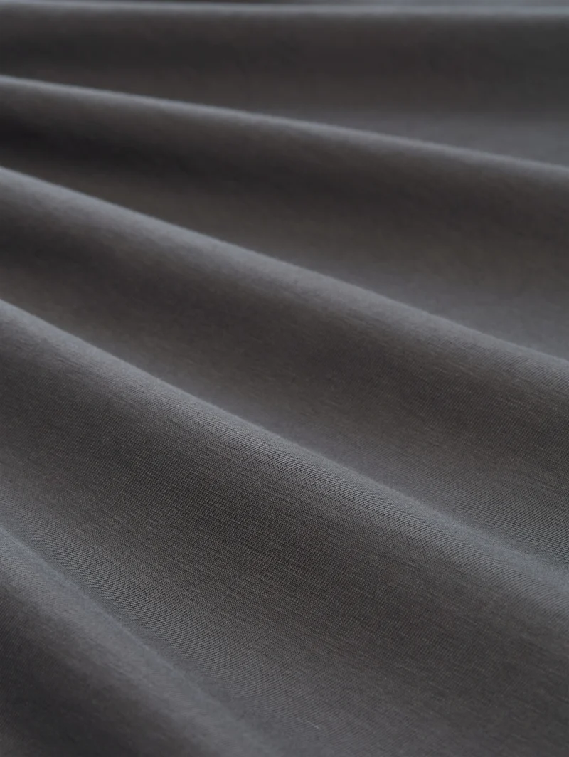 printed stand-up collar polo, Tarmac Grey
