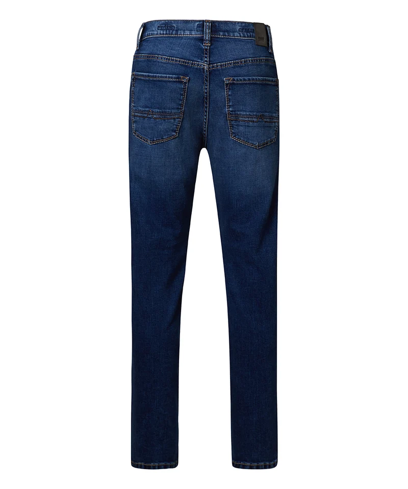 RANDO, blue/black used mustache