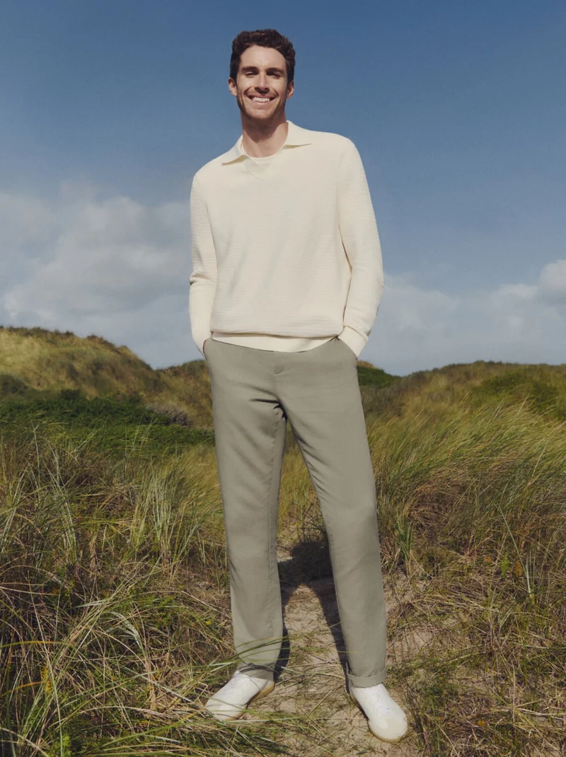 regular soft chino, Greyish Shadow Olive