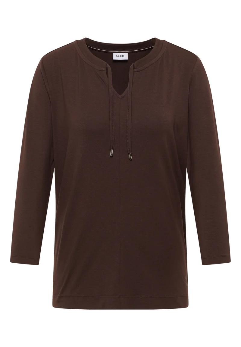 TOS Solid Tunic, macchiato brown