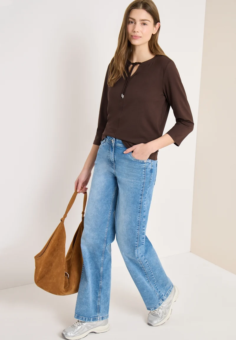 TOS Solid Tunic, macchiato brown