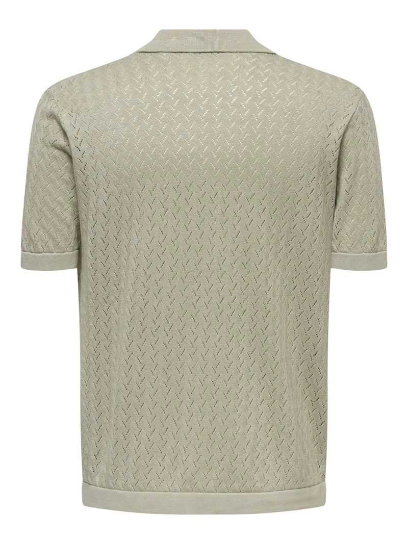 ONSSANTO REG SS RESORT SHIRT KNIT F, Pure Cashmere