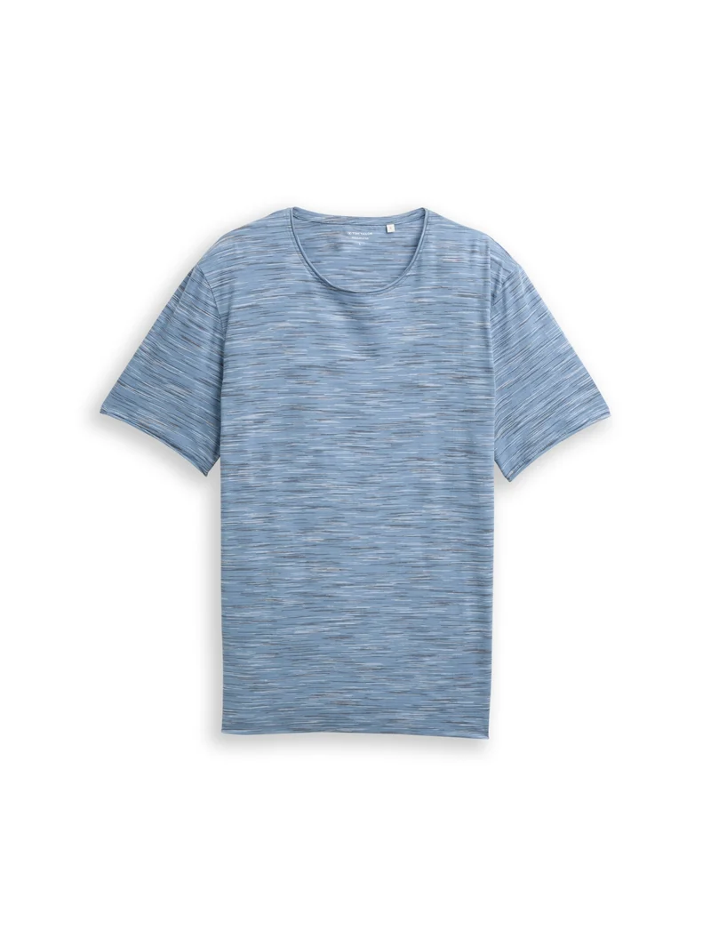 spacedye t-shirt, blue multicolor inject