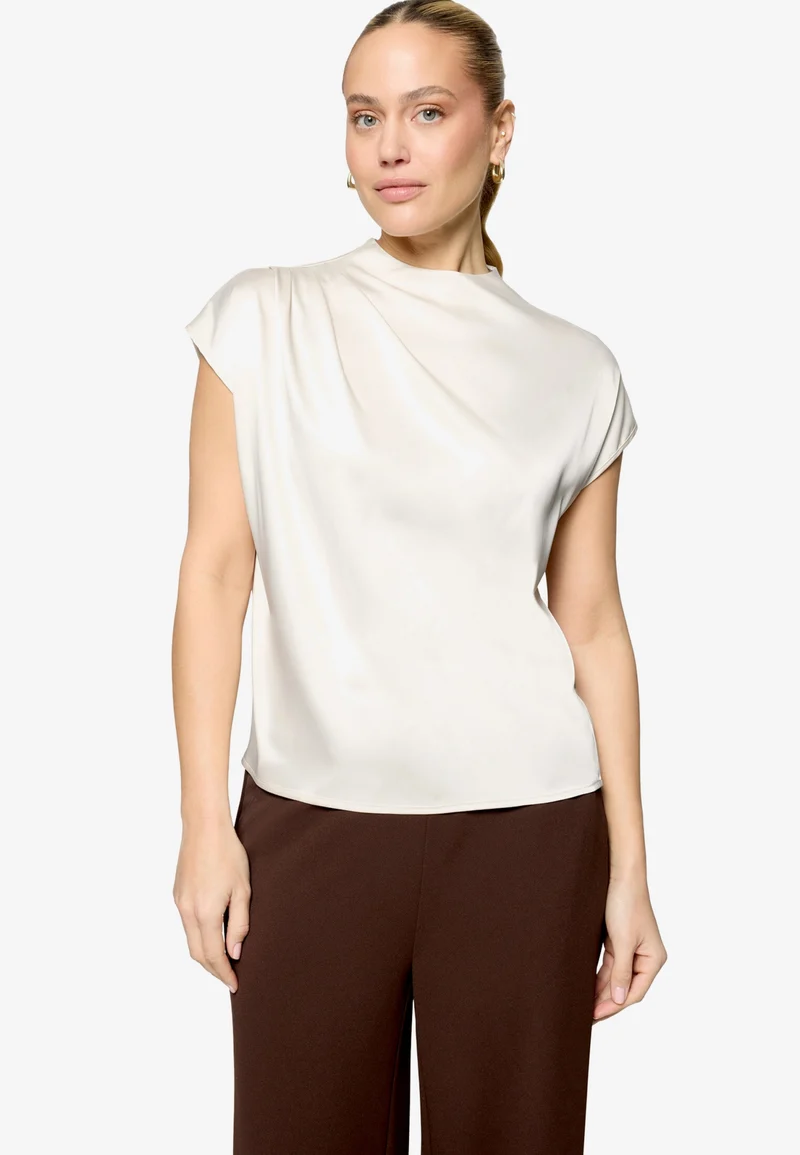 Bluse Kurz 1/2 Arm, Eggnog