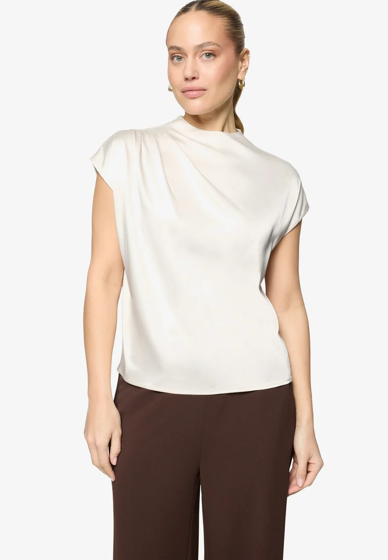 Bluse Kurz 1/2 Arm, Eggnog