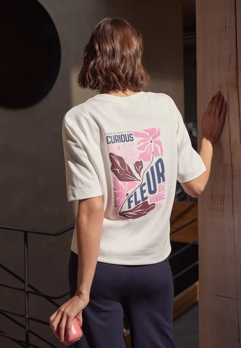 Backprint FP Sweatshirt, vanilla white