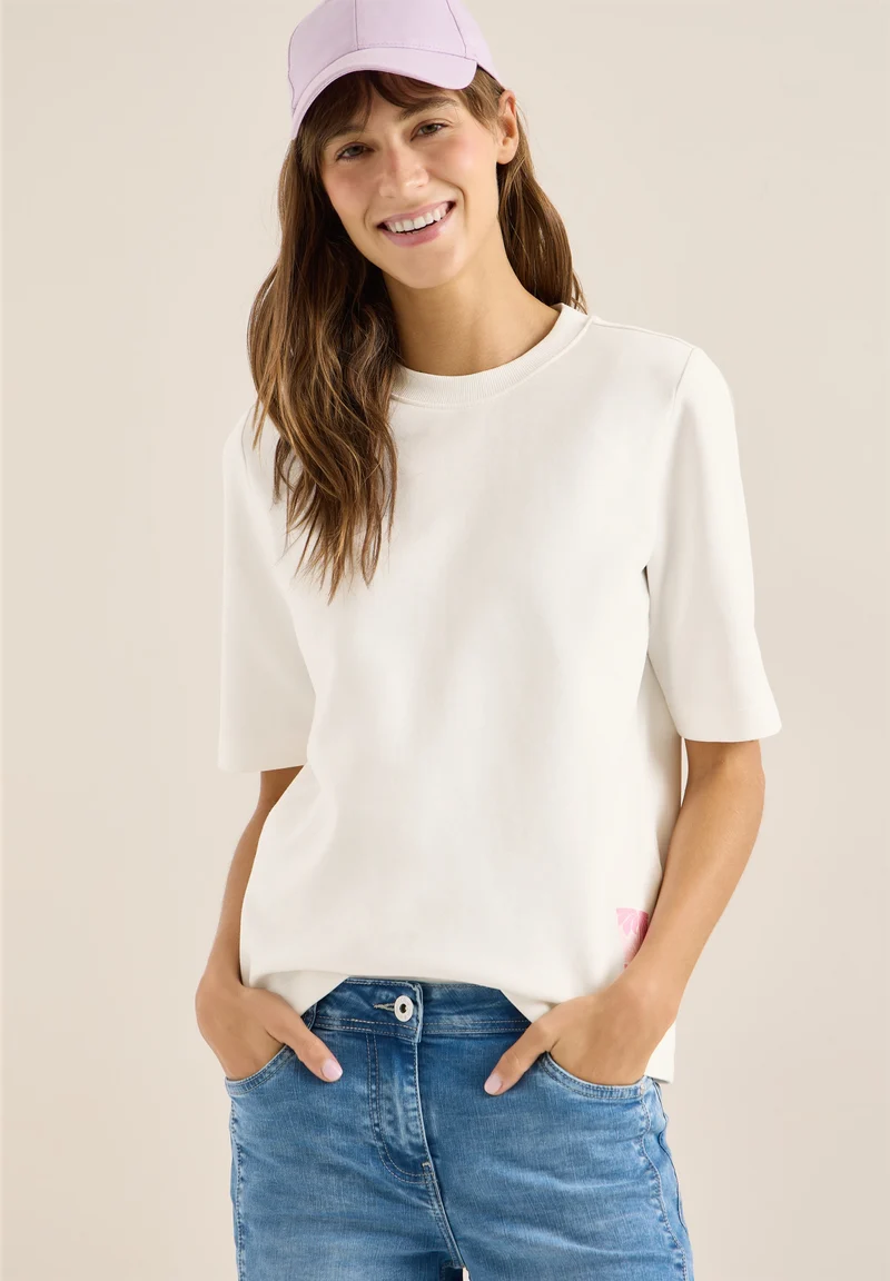 Backprint FP Sweatshirt, vanilla white
