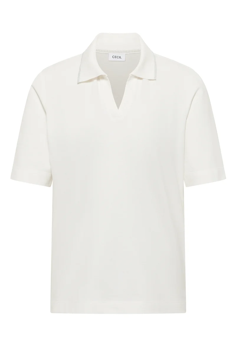 Piquée Polo Shirt, vanilla white