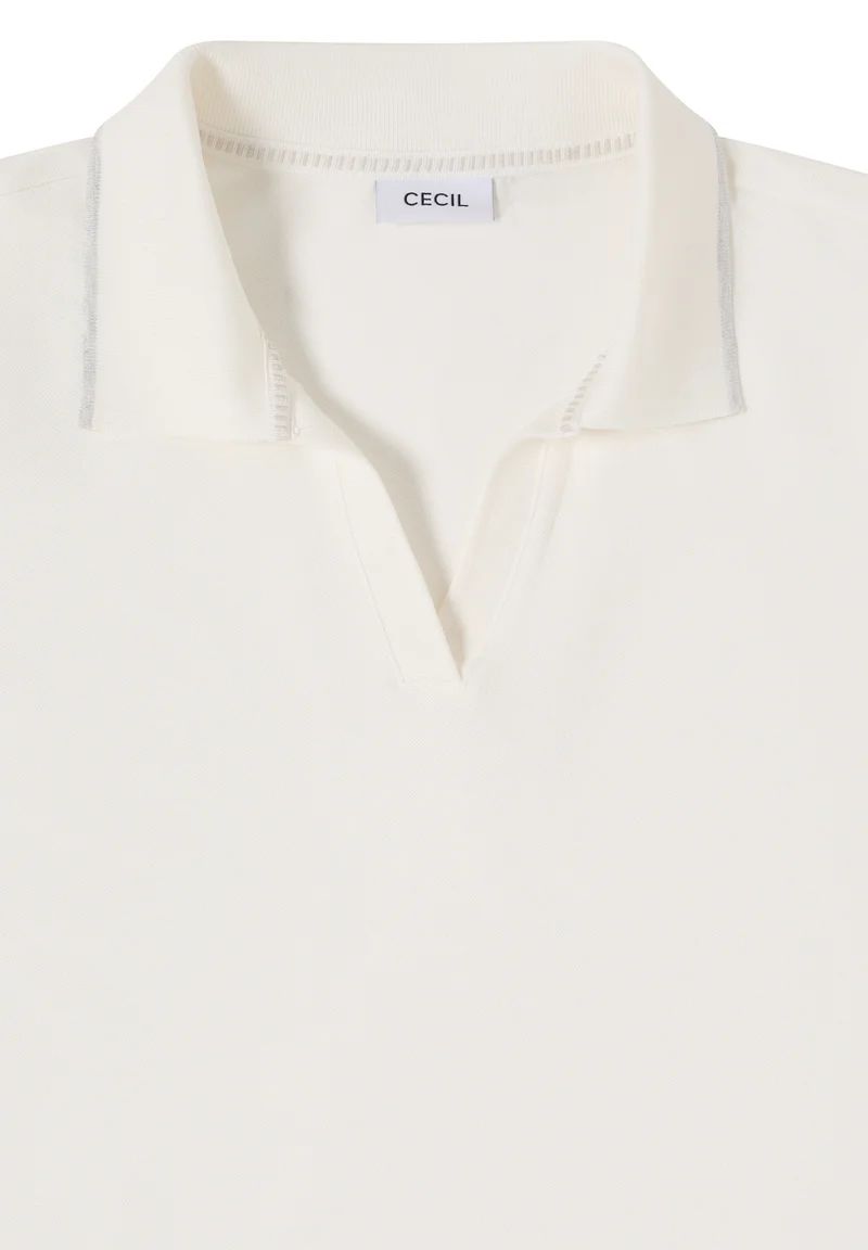 Piquée Polo Shirt, vanilla white