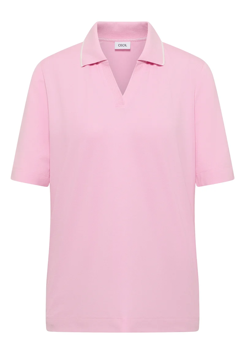 Piquée Polo Shirt, light blush rose