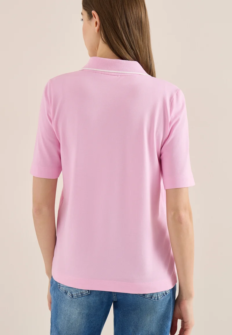 Piquée Polo Shirt, light blush rose