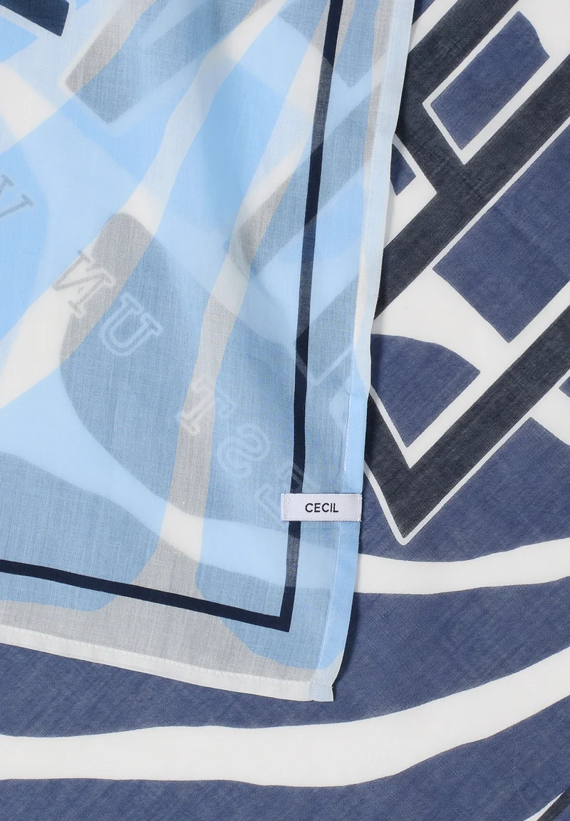 Print Bandana, sporty denim blue