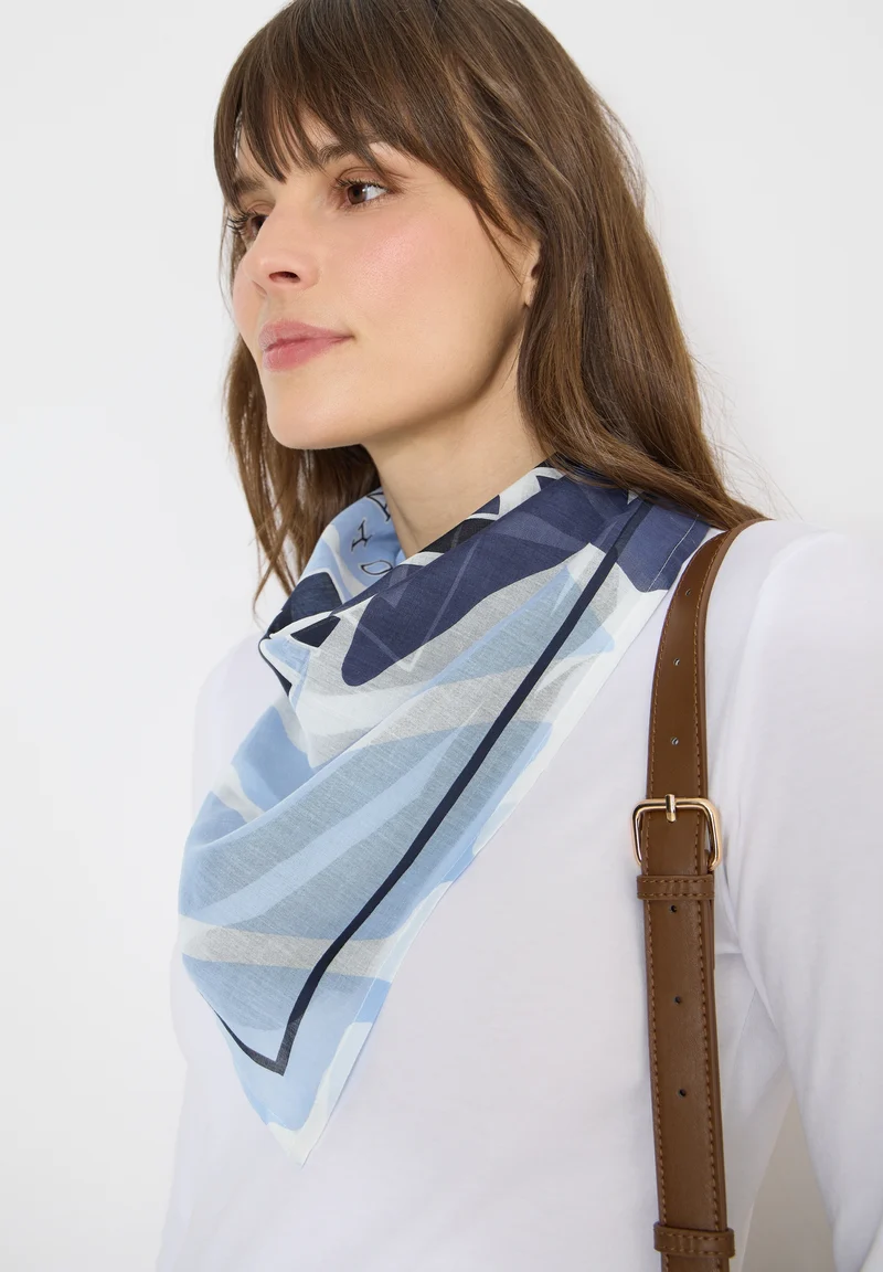 Print Bandana, sporty denim blue
