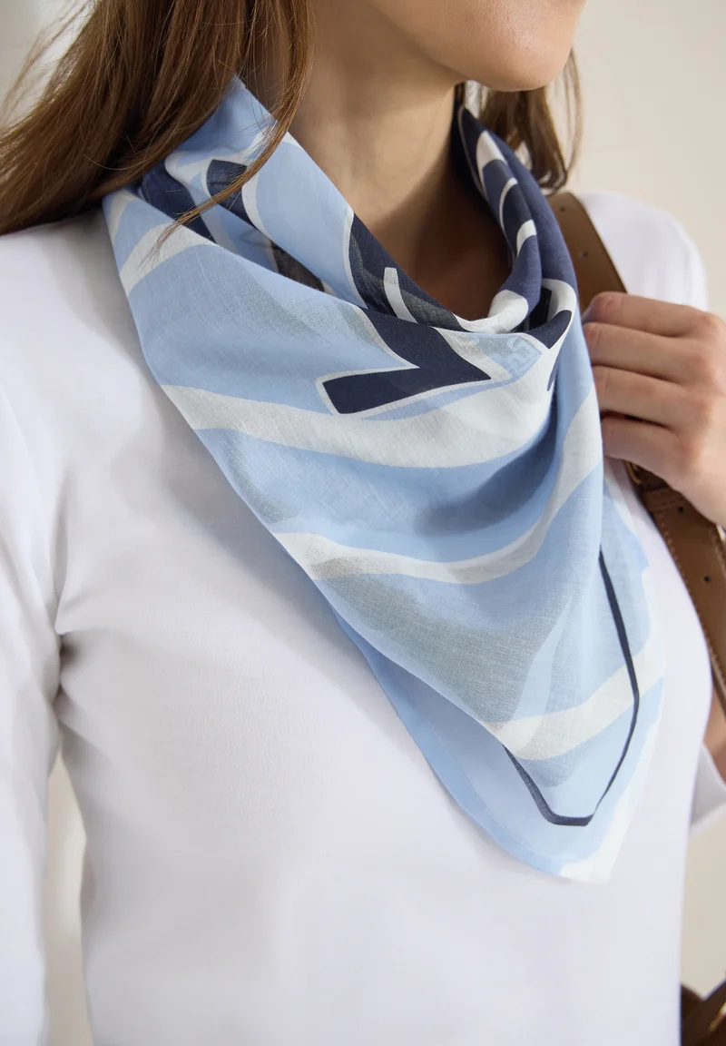 Print Bandana, sporty denim blue