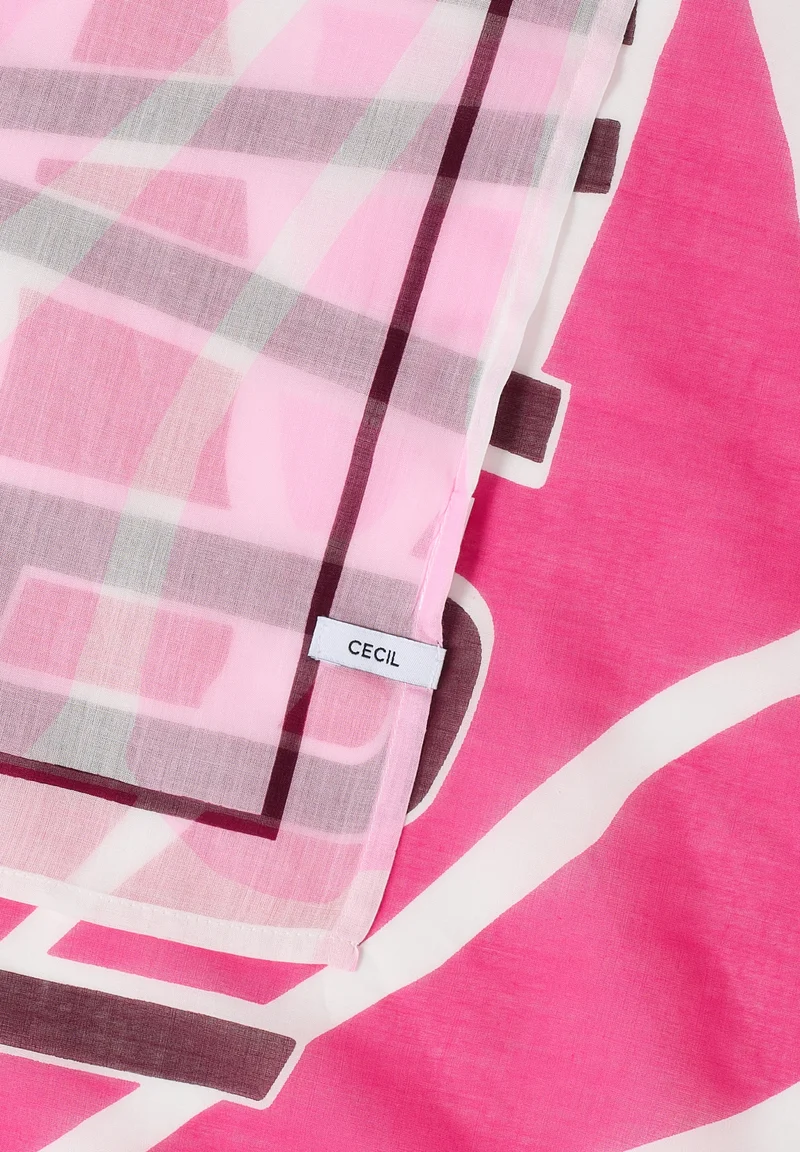 Print Bandana, beetroot pink