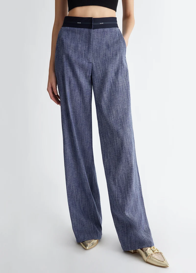 High-Waisted Trousers