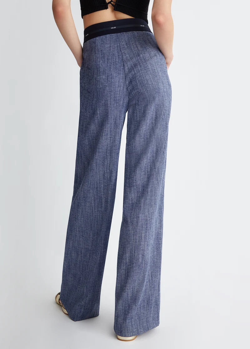 High-Waisted Trousers