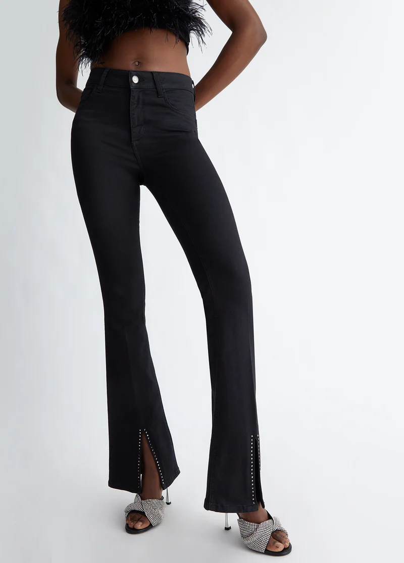 High-Rise Flared Jeans