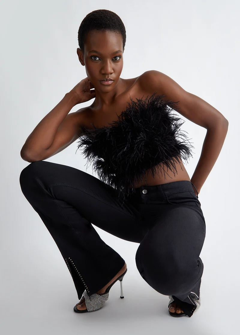 High-Rise Flared Jeans