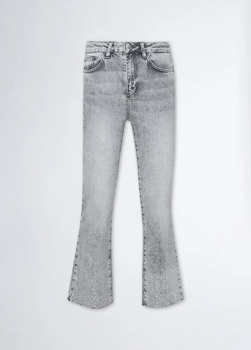 Cropped Bootcut Jeans