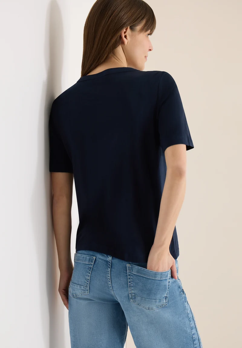 NOS Solid Slubyarn Shirt, universal blue