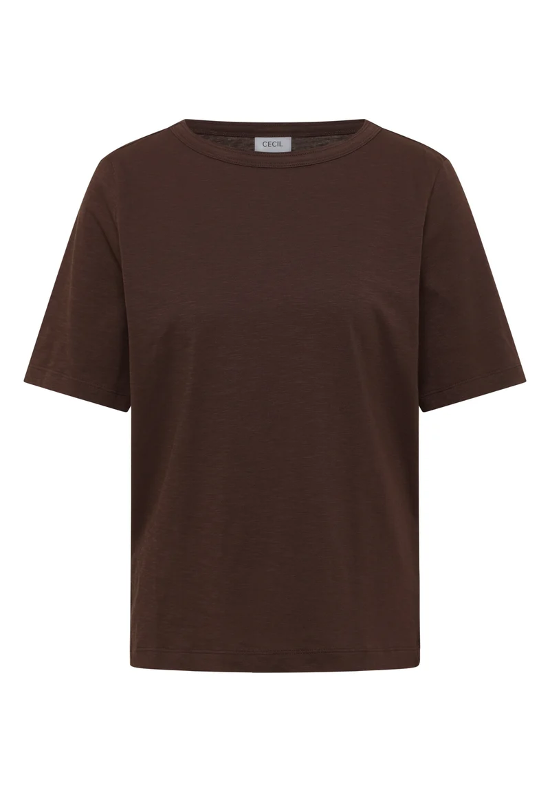 NOS Solid Slubyarn Shirt, macchiato brown