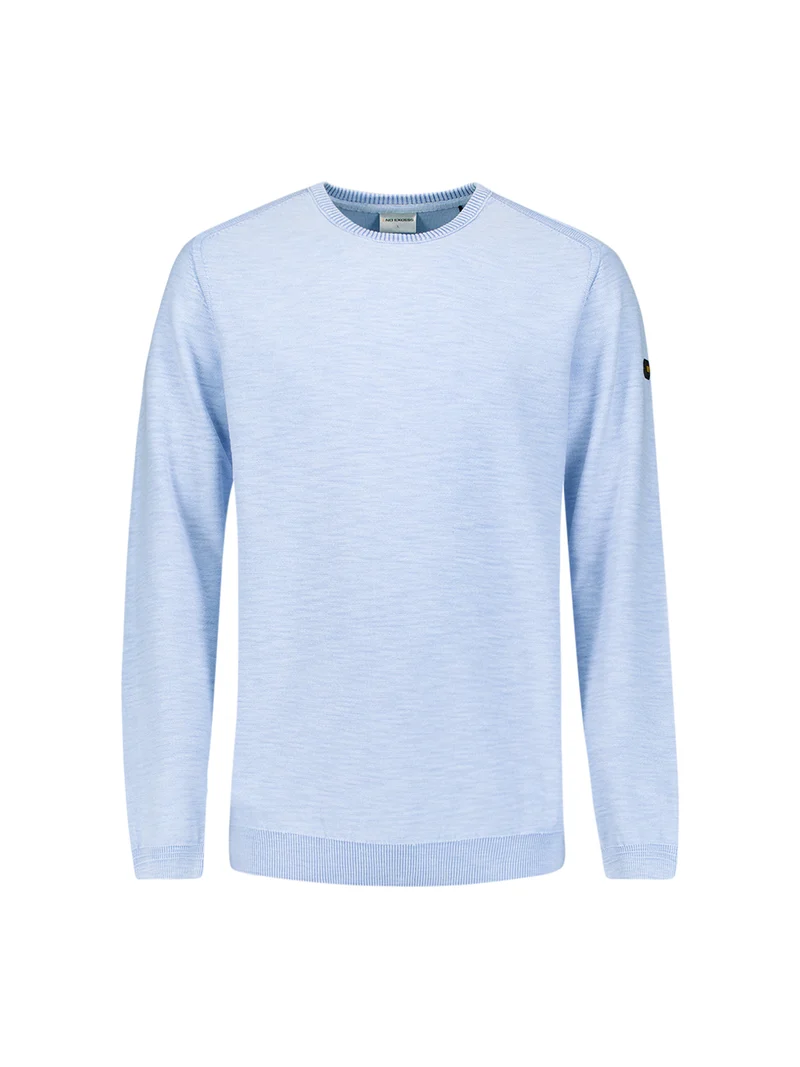 Pullover Crewneck Garment Dyed + Stone Washed, Blue