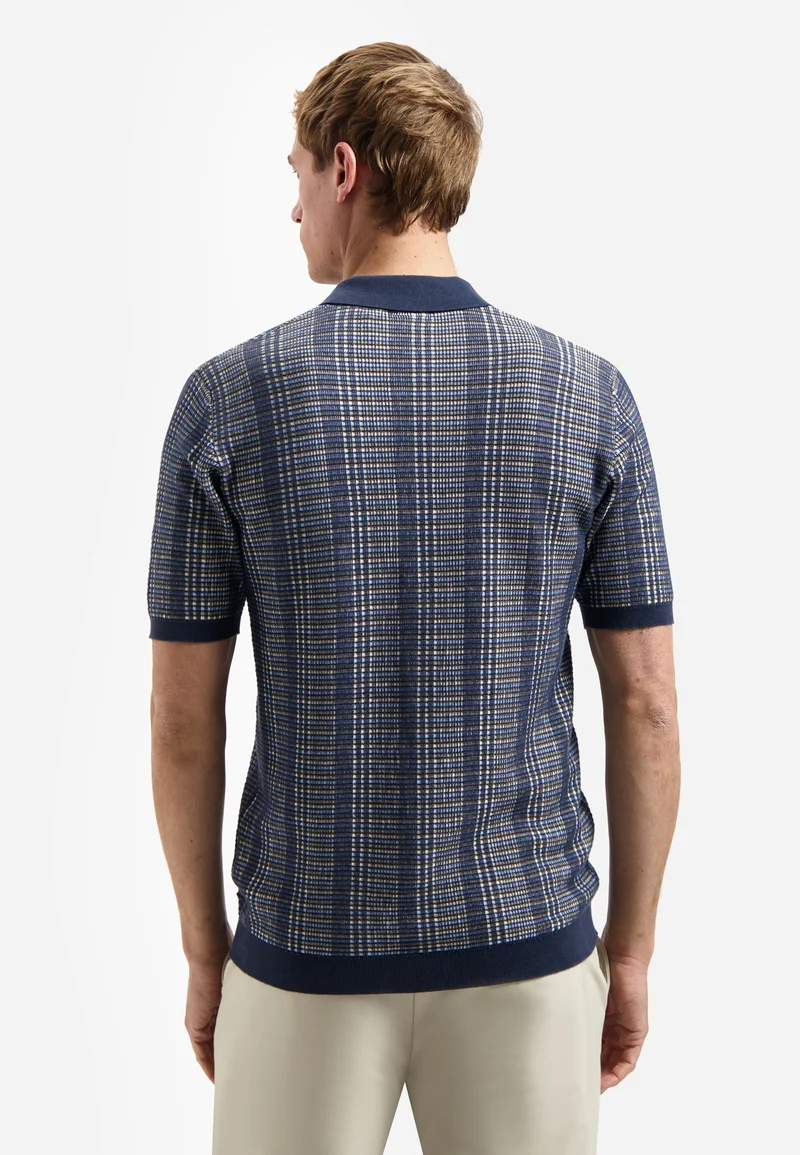 Pullover Short Sleeve Polo Multi Color, Night